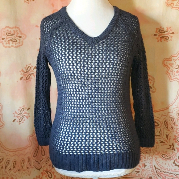 Abercrombie & Fitch Sweaters - Abercrombie Crochet/ Knit Sweater (oversized)